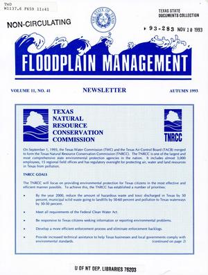 Floodplain Management Newsletter, Volume 11, Number 41, Autumn 1993