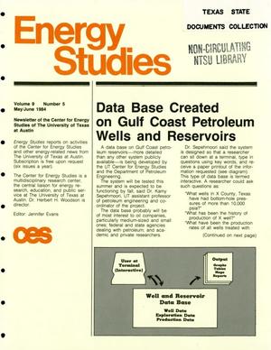 Energy Studies, Volume 9, Number 5, May/June 1984