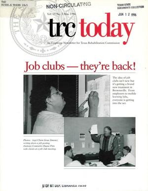 Primary view of object titled 'TRC Today, Volume 19, Number 5, May 1996'.