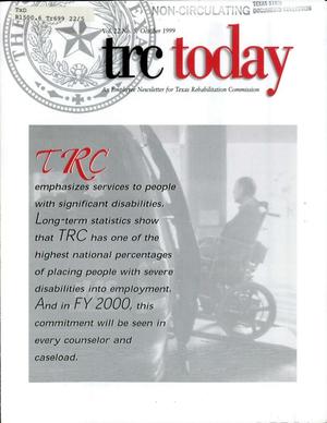 Primary view of object titled 'TRC Today, Volume 22, Number 5, October 1999'.