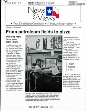 Primary view of object titled 'News & Views, Volume 12, Number 3, March 1990'.