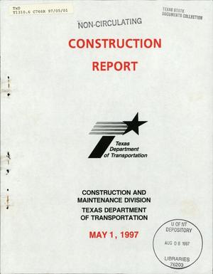 Primary view of object titled 'Texas Construction Report: May 1997'.