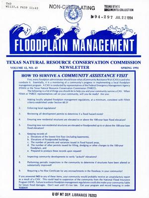 Floodplain Management Newsletter, Volume 12, Number 43, Spring 1994