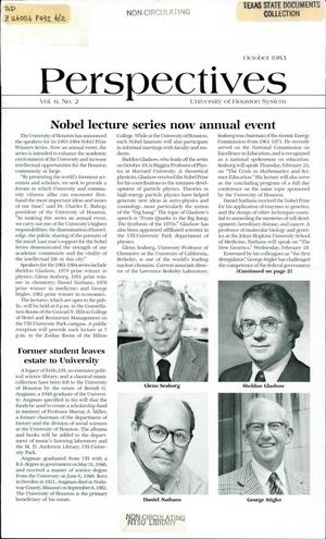 Perspectives, Volume 6, Number 2, October 1983
