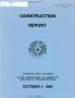 Thumbnail image of item number 1 in: 'Texas Construction Report: October 1985'.