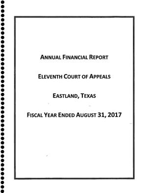 Texas Eleventh Court of Appeals Annual Financial Report: 2017