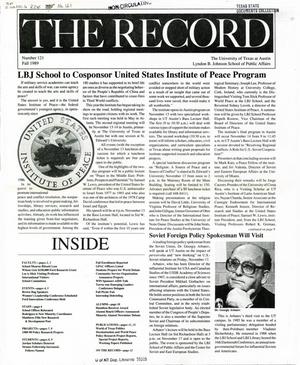 The Record, Number 121, Fall 1989