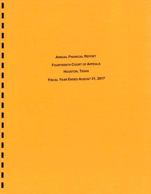 Texas Fourteenth Court of Appeals Annual Financial Report: 2017