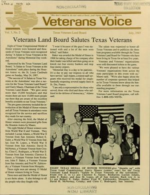 Veteran's Voice, Volume 3, Number 2, July 1987