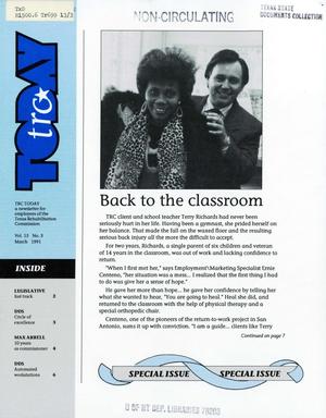 Primary view of object titled 'TRC Today, Volume 13, Number 3, March 1991'.