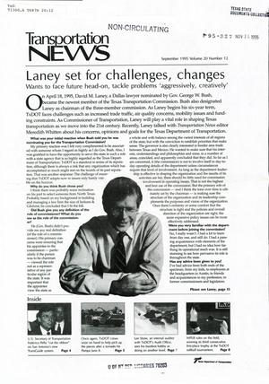 Transportation News, Volume [21], Number [1], September 1995