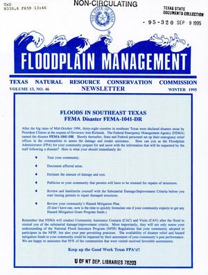 Floodplain Management Newsletter, Volume 13, Number 46, Winter 1995