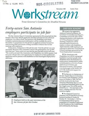 Primary view of object titled 'Workstream, November 1989'.