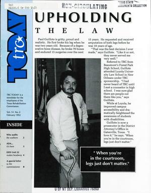 TRC Today, Volume 14, Number 2, February 1992