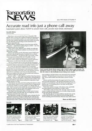 Primary view of object titled 'Transportation News, Volume 20, Number [10], June 1995'.