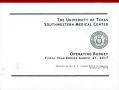 Thumbnail image of item number 1 in: 'University of Texas Southwestern Medical Center Operating Budget: 2017'.