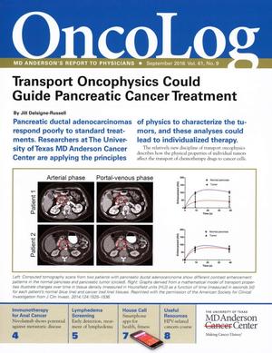 OncoLog, Volume 61, Number 9, September 2016