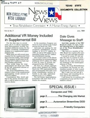 Primary view of News & Views, Volume 6, Number 7, July 1984