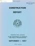 Thumbnail image of item number 1 in: 'Texas Construction Report: September 1987'.