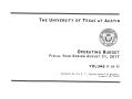 Thumbnail image of item number 3 in: 'University of Texas at Austin Operating Budget: 2017, Volume 2'.