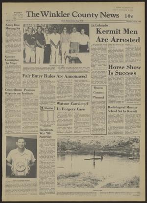 The Winkler County News (Kermit, Tex.), Vol. 38, No. 27, Ed. 1 Thursday, June 20, 1974