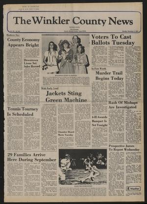 The Winkler County News (Kermit, Tex.), Vol. 38, No. 66, Ed. 1 Monday, November 4, 1974