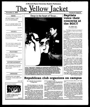 Primary view of object titled 'The Yellow Jacket (Brownwood, Tex.), Vol. 91, No. 9, Ed. 1, Thursday, November 2, 2000'.