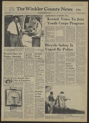 Primary view of object titled 'The Winkler County News (Kermit, Tex.), Vol. 38, No. 24, Ed. 1 Monday, June 10, 1974'.