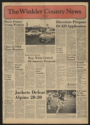 The Winkler County News (Kermit, Tex.), Vol. 38, No. 50, Ed. 1 Monday, September 9, 1974