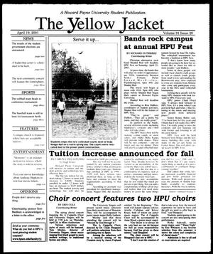 Primary view of object titled 'The Yellow Jacket (Brownwood, Tex.), Vol. 91, No. 21, Ed. 1, Thursday, April 19, 2001'.