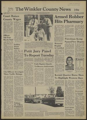 The Winkler County News (Kermit, Tex.), Vol. 38, No. 25, Ed. 1 Thursday, June 13, 1974
