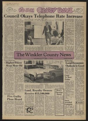 The Winkler County News (Kermit, Tex.), Vol. 38, No. 37, Ed. 1 Thursday, July 25, 1974