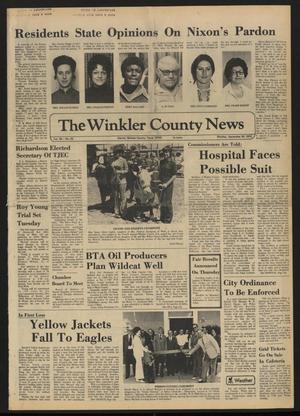 The Winkler County News (Kermit, Tex.), Vol. 38, No. 56, Ed. 1 Monday, September 30, 1974
