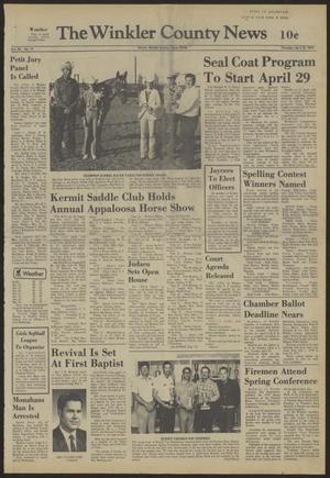 The Winkler County News (Kermit, Tex.), Vol. 38, No. 11, Ed. 1 Thursday, April 25, 1974