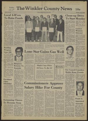 The Winkler County News (Kermit, Tex.), Vol. 38, No. 29, Ed. 1 Thursday, June 27, 1974