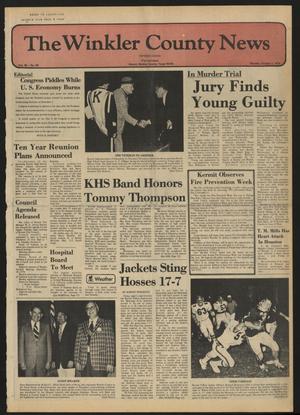 The Winkler County News (Kermit, Tex.), Vol. 38, No. 58, Ed. 1 Monday, October 7, 1974