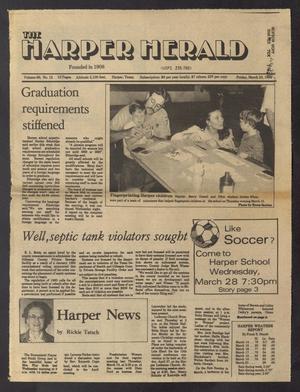 The Harper Herald (Harper, Tex.), Vol. 69, No. 12, Ed. 1 Friday, March 23, 1984