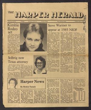 The Harper Herald (Harper, Tex.), Vol. 61, No. 23, Ed. 1 Friday, June 7, 1985