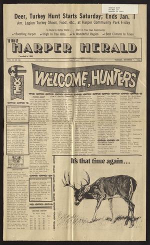 The Harper Herald (Harper, Tex.), Vol. 64, No. 40, Ed. 1 Tuesday, November 1, 1988