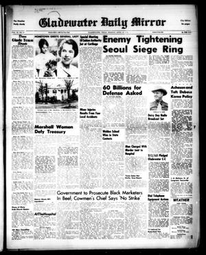 Primary view of object titled 'Gladewater Daily Mirror (Gladewater, Tex.), Vol. 3, No. 33, Ed. 1 Monday, April 30, 1951'.