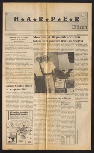 Primary view of object titled 'The Harper Citizen (Harper, Tex.), Vol. 1, No. 51, Ed. 1 Friday, July 23, 1993'.
