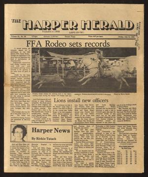 The Harper Herald (Harper, Tex.), Vol. 61, No. 29, Ed. 1 Friday, July 19, 1985