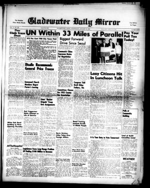 Gladewater Daily Mirror (Gladewater, Tex.), Vol. 2, No. 259, Ed. 1 Wednesday, January 24, 1951
