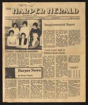 Primary view of object titled 'The Harper Herald (Harper, Tex.), Vol. 62, No. 4, Ed. 1 Friday, January 24, 1986'.
