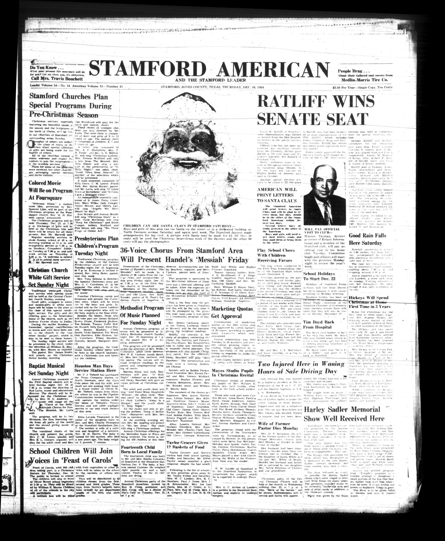 Stamford American and The Stamford Leader (Stamford, Tex.), Vol. 31, No