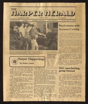 The Harper Herald (Harper, Tex.), Vol. 63, No. 41, Ed. 1 Friday, October 16, 1987