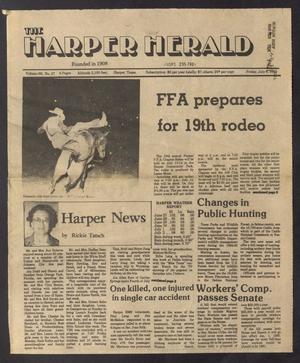 The Harper Herald (Harper, Tex.), Vol. 69, No. 27, Ed. 1 Friday, July 6, 1984