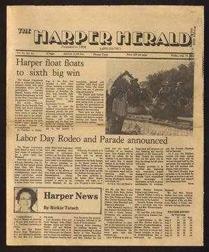 The Harper Herald (Harper, Tex.), Vol. 61, No. 33, Ed. 1 Friday, August 16, 1985