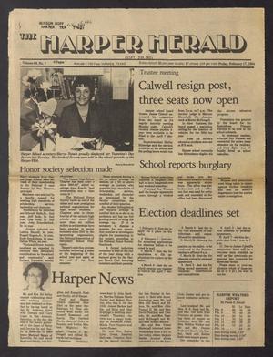 The Harper Herald (Harper, Tex.), Vol. 69, No. 7, Ed. 1 Friday, February 17, 1984