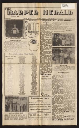 Primary view of The Harper Herald (Harper, Tex.), Vol. 68, No. 25, Ed. 1 Tuesday, October 4, 1994
